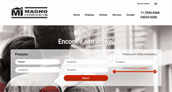 Desktop Screenshot of magnoimoveis.com.br