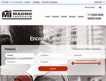 Tablet Screenshot of magnoimoveis.com.br
